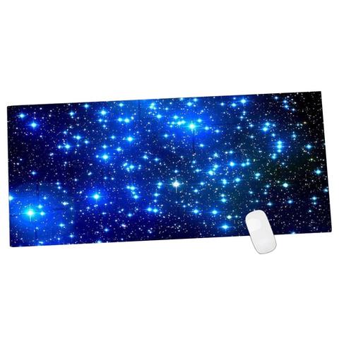 Grand tapis de souris antidérapant, motif de galaxie, drapeau américain, pour ordinateur portable et de jeu ► Photo 1/6