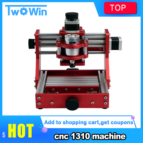 CNC 1310 Mini métal gravure découpeuse PVC PCB aluminium cuivre graveur routeur ► Photo 1/6