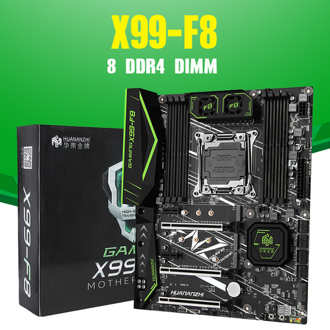 HUANANZHI X99 F8 carte mère Slot LGA2011-3 USB3.0 NVME M.2 SSD prise en charge de la mémoire DDR4 REG ECC et du processeur Xeon E5 V3 V4 X99 ► Photo 1/3