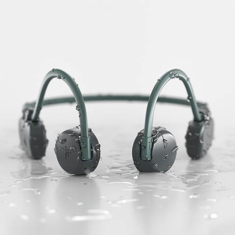 Q1 professionnel natation casque Bluetooth 5.0 intégré 8G mémoire lecteur MP3 avec Microphone IPX8 étanche écouteur pour Xiaomi ► Photo 1/6