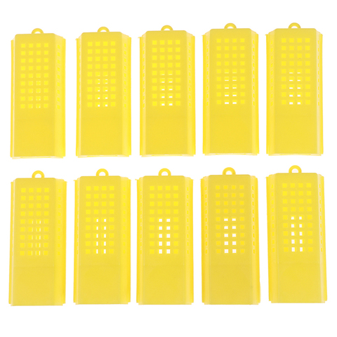 Attrape-Cage en plastique pour apiculture, 10 pièces/lot, 7.9x3.6x1.4cm, professionnel reine des abeilles ► Photo 1/6