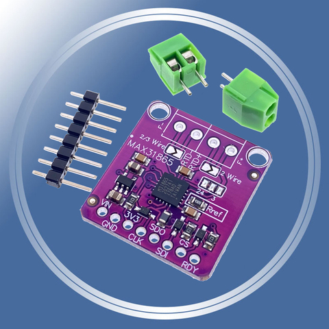 MAX31865 PT100 à PT1000 rdt-to-Digital carte convertisseur température Thermocouple capteur amplificateur Module 3.3 V/5 V pour Arduino ► Photo 1/6