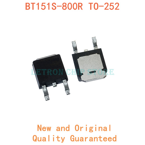 SMD BT151S-800R TO252 BT151 800R TO-252 BT151S-800 DPAK BT151S 800R, 10 pièces, nouveau, original ► Photo 1/1