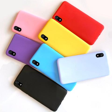 Pour Xiaomi Redmi 7A étui Redmi7a couverture souple en Silicone couverture arrière Redmi 7a mat étui pour Xiomi Xiaomi Redmi 7A A7 coques de téléphone ► Photo 1/6