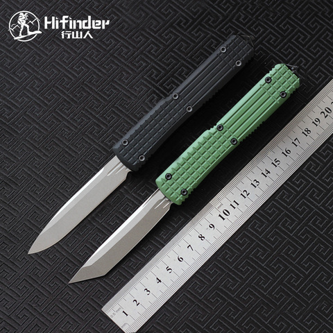 Hifinder 4 styles D2 lame en aluminium manche en plein air EDC chasse outil tactique camping survie dîner couteau de cuisine ► Photo 1/6