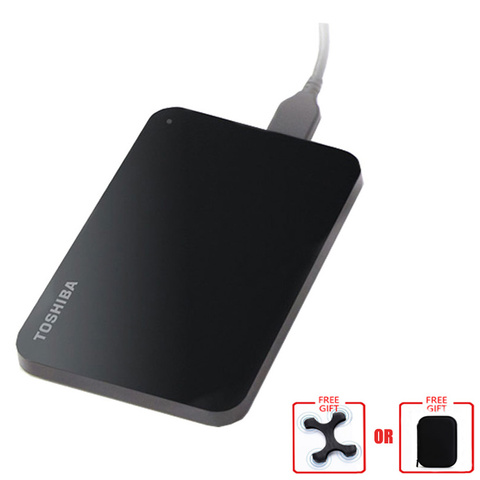 Toshiba – Disque dur externe HDD de 2,5 pouces, capacité de stockage 4/2/1 To ou 250/320/500 Go, USB 3.0 ► Photo 1/6