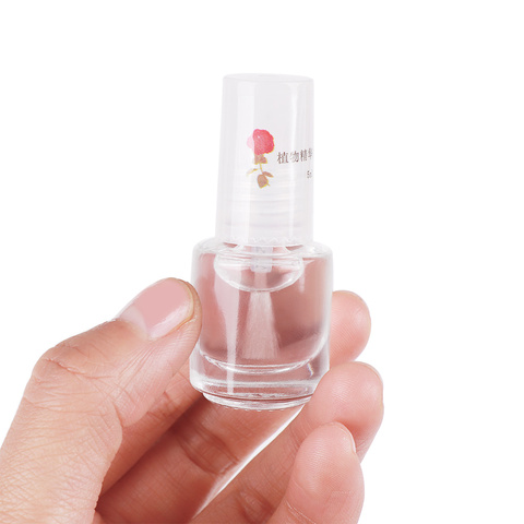 1 pièces brillant brillant vernis à ongles liquide couche de Base alimentation Nail Art durcisseur pour outil à ongles 5ml Transparent ongle couche de Base supérieure ► Photo 1/6