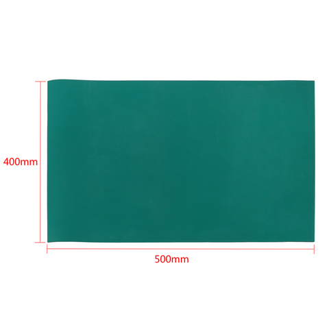 Tapis antistatique ESD 50x40CM, couverture de Table antistatique + fil de terre + bracelet pour travaux de réparation BGA, tapis de soudage de PCB de bureau ► Photo 1/5