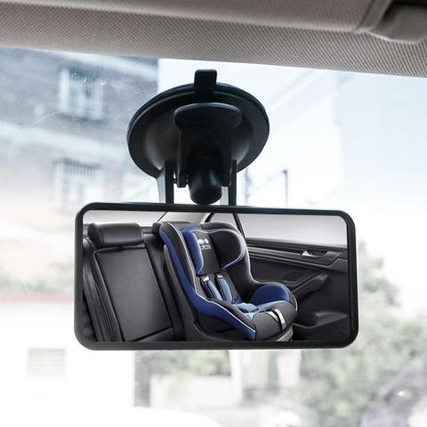 Miroir universel de sécurité avec support d'aspiration pour siège arrière de voiture, accessoire d'intérieur grand Angle pour bébé ► Photo 1/6