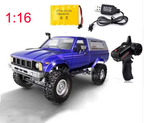 Grande voiture télécommandée voiture 2.4G RC chenille voiture tout-terrain Buggy mobile Machine 1:16 4WD enfants voitures à piles RTR cadeaux ► Photo 1/6