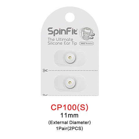 SpinFit – écouteurs intra-auriculaires en Silicone, oreillettes brevetées CP100 CP800 ► Photo 1/6