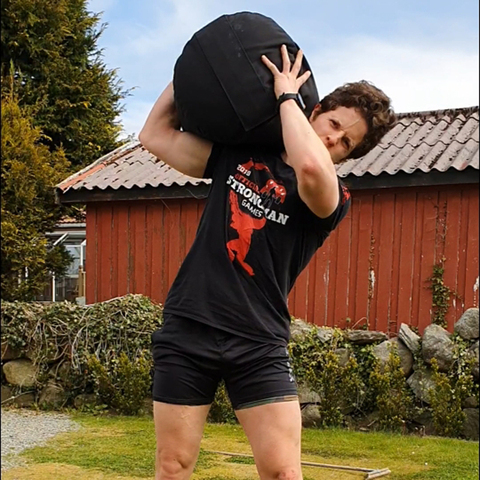 Sac de sable de puissance de forme physique d'entraînement de gymnase de boxe résistant de sacs de sable d'homme fort de cylindre pour l'entraînement croisé, haltérophilie, ascenseur de pierre ► Photo 1/6