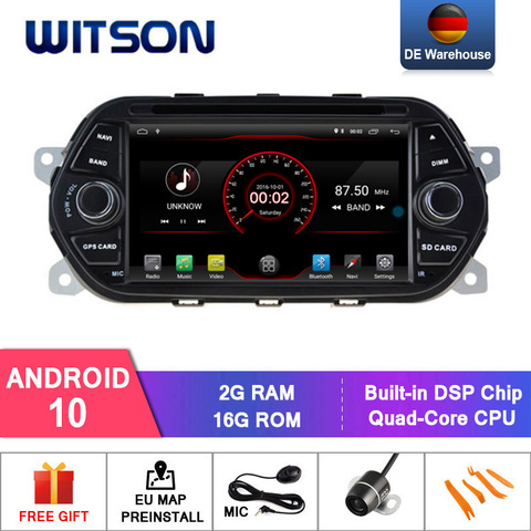 DE Stock! WITSON Android 10.0 IPS HD écran DVD de voiture pour FIAT TIPO EGEA 2015-2017 4 go de RAM + 64 go FLASH 8 Octa Core + DVR en option ► Photo 1/6