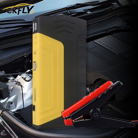 GKFLY haute capacité 12V voiture saut démarreur batterie externe 600A Portable dispositif de démarrage voiture batterie Booster chargeur Buster voiture démarreur ► Photo 1/6