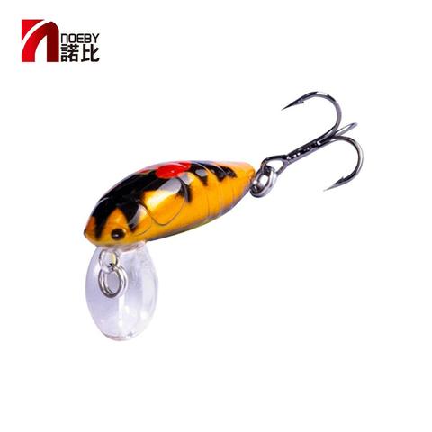 NOEBY – leurre méné flottant Wobbler doré, appât artificiel Swimbait pour la pêche au brochet, à la truite, 2.8cm, 2g ► Photo 1/6