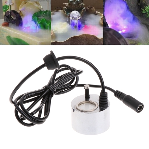 Lampe LED couleur à ultrasons brumisateur brumisateur fontaine d'eau étang décoration livraison directe ► Photo 1/6