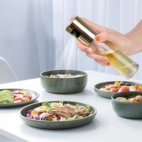 YOMDID huile vaporisateur bouteille Portable huile d'olive Sauce soja vinaigre pulvérisateur assaisonnements injecteur bouteille pratique cuisine Barbecue outil ► Photo 1/6