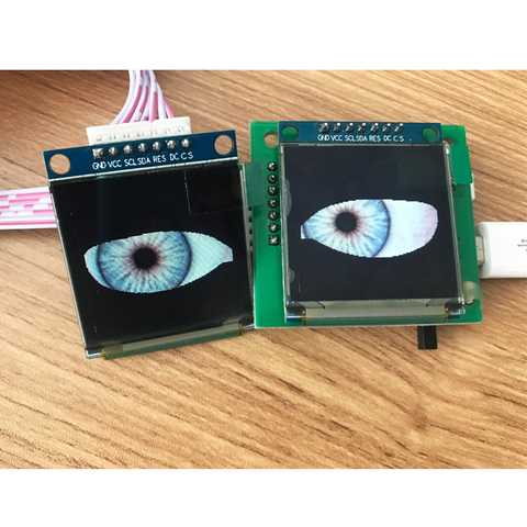 Uncanny yeux animés OLED affichage jouet modèles Halloween crâne Costume disponible ESP32 Module de contrôle pour-Arduino développement ► Photo 1/5