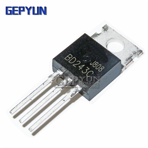 10 pièces BD243C BD243 100V 6A TO-220 Transistors bipolaires NPN usage général Gepyun ► Photo 1/1