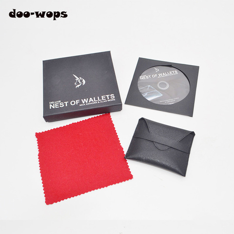 Tours de magie de luxe Nest of Wallet, accessoire de scène de magicien, gadget de mentalisme ► Photo 1/6