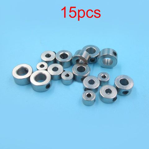 15 pièces 2.1mm 3.1mm 4.1mm 5.1mm ensemble métallique roue collier serrure casier essieu/arbre train d'atterrissage bouchon pour RC modèle bateau bricolage avion ► Photo 1/6