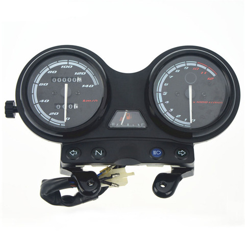 Tachymètre de Moto, jauge de vitesse, Instrument, Instrument, étui, horloge pour YAMAHA YBR 125 2005-2009 Euro II, version ► Photo 1/6
