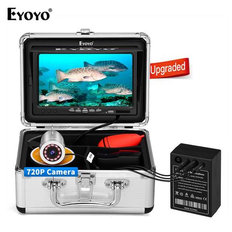 Eyoyo – caméra de pêche sous-marine EF07H, 7 pouces, 720P, 12 lumières IR, avec moniteur IPS 1024x600 ► Photo 1/6