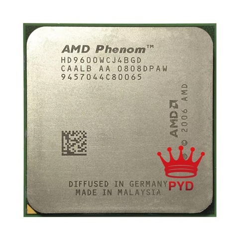 AMD Phenom X4 9600 2.3 GHz Quad-Core, prise AM2 + ► Photo 1/1