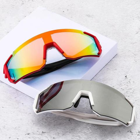 Lunettes de cyclisme pour hommes, nouveau, Sport, plein air, coloré, UV400 PC, coupe-vent, 2022 ► Photo 1/6