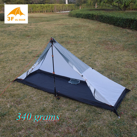 T portes conception jambe coin Ultra-léger 360 grammes 4 saisons en plein air tente de camping coupe plus pyramide tente ► Photo 1/6