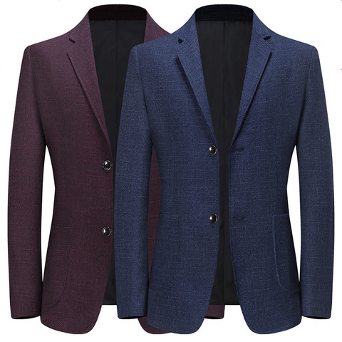 Blazer coupe cintrée pour homme, tenue de marque décontractée, Style chinois, costume sauvage, mode Business ► Photo 1/6