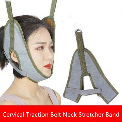 Sangle de Traction cervicale cou civière bande vertèbres récupération soins de santé cou Stretch sangles de fixation pour enfants adultes ► Photo 1/6