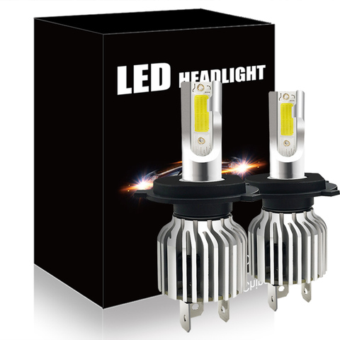 Mini phare de voiture, ampoule à Diode Automobile, pour Auto Led, ampoule à glace, Led H4 H8 H11 lumière Led 9005 HB3 BH4 H1, 9006 ampoule H7, LED ► Photo 1/6