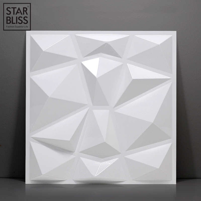 2 Panneaux Muraux 3D Aspect Pierre - Moule ABS Pour Décoration Intérieure Design