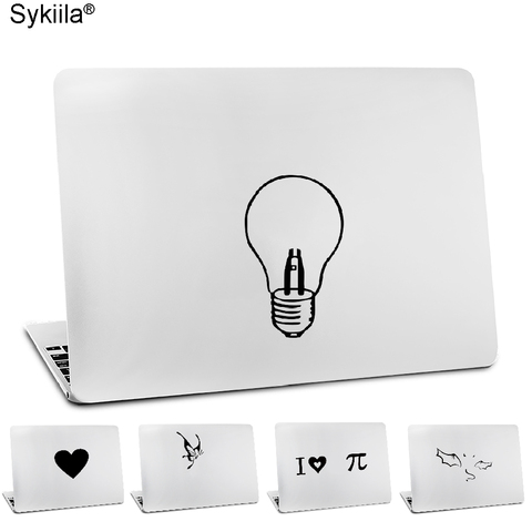 Autocollant en vinyle pour Macbook Air 13 11 Pro, 13 15 16 17 12 Retina, pour ordinateur portable, Notebook, coque rétroéclairée, amour pour tablette iPad ► Photo 1/6