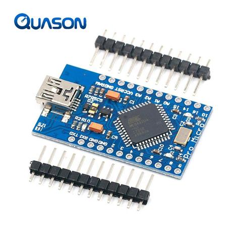 Microcontrôleur électronique fin Pro 5V/16MHz, Module de contrôle Mega32U4 mini leonardo pour arduino ► Photo 1/5