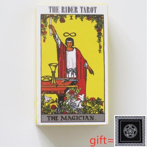 Nouveau Tarot cartes oracle deck mystérieux divination le cavalier tarot deck pour les femmes filles cartes jeu jeu de société ► Photo 1/6