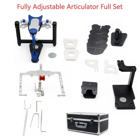 Laboratoire dentaire entièrement réglable cadre de mâchoire articulateur anatomique Gilbach mécanicien disposition de l'arc Facial plaque de guidage Table de transfert ► Photo 1/1
