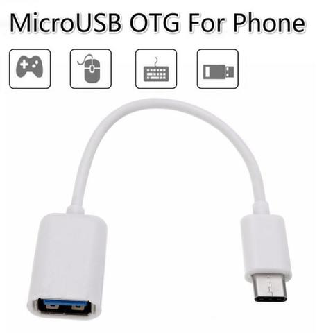 Câble adaptateur USB de Type C OTG, pour Samsung S10 S10 + Xiaomi Mi 9 Android MacBook Mouse, Gamepad tablette PC ► Photo 1/6