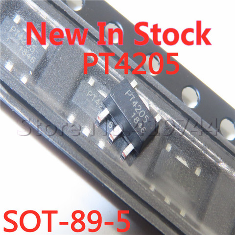 10 pièces/lot PT4205E89E PT4205 SOT89-5 SMD LED abaisseur courant constant pilote puce nouveau en Stock ► Photo 1/1