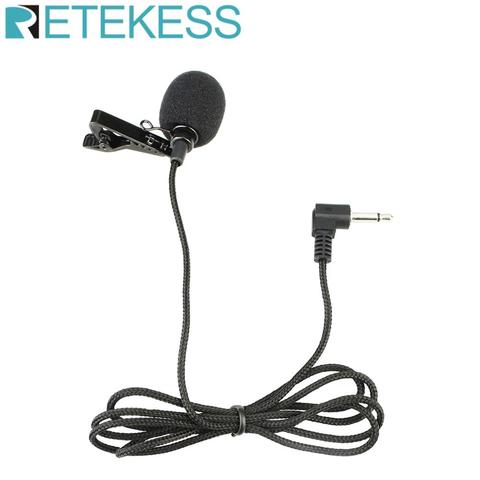 Microphone à revers Portable à pince, Jack 3.5mm, Microphone filaire, mains libres, pour système Guide touristique F4511B ► Photo 1/6