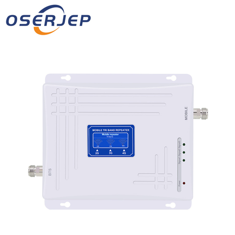 Amplificateur hebdomadaire Tribanda 2g 3g 4g répéteur cellulaire GSM WCDMA UMTS LTE amplificateur 900/1800 / 2100mhz ► Photo 1/4