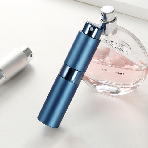 Vaporisateur de parfum pour le voyage, bouteille en aluminium, en métal, 8ml/20ml, vaporisateur cosmétique, vide, portable, revêtement en verre ► Photo 1/6