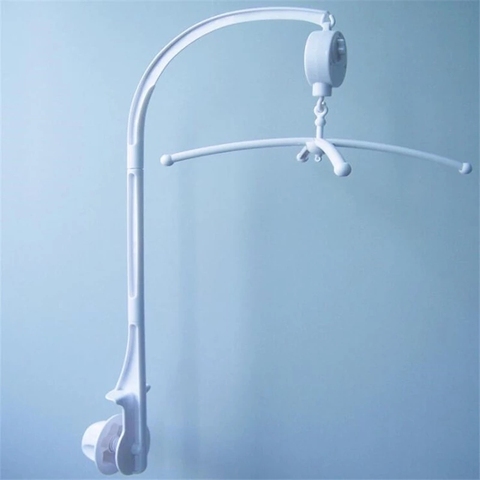 Blanc bébé berceau lit Mobile cloche support de jouet jouets pour bébés bras support + liquidation boîte à musique bébé jouets carrousel hochets ensemble de support ► Photo 1/6