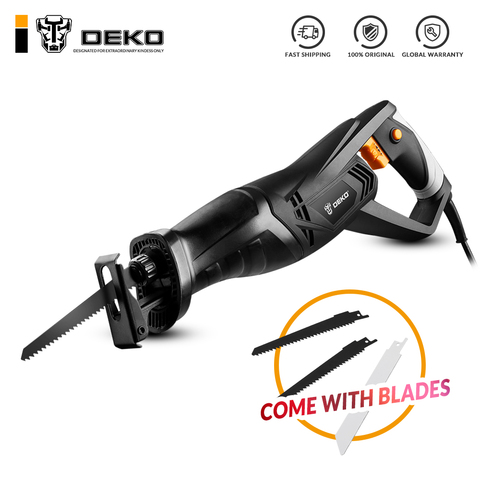 DEKO nouveau DKRS01 900W scie électrique scie alternative avec lames de scie scie sauteuse outils de tronçonneuse pour bois bricolage outils électriques outil électrique ► Photo 1/6