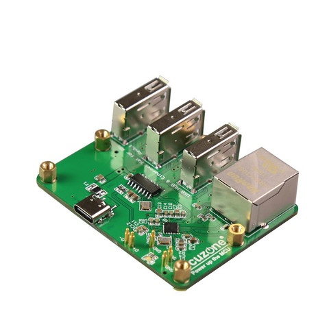 Carte d'extension Ethernet RJ45 framboise Pi zéro W USB vers RJ45 HUB ► Photo 1/5