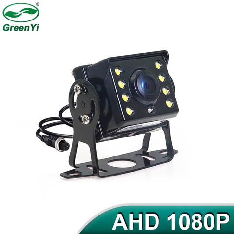GreenYi HD AHD 1920*1080P Starlight Vision nocturne 8 LED vue arrière de voiture caméra de recul AHD avec 10M 15M 20M câble vidéo ► Photo 1/6
