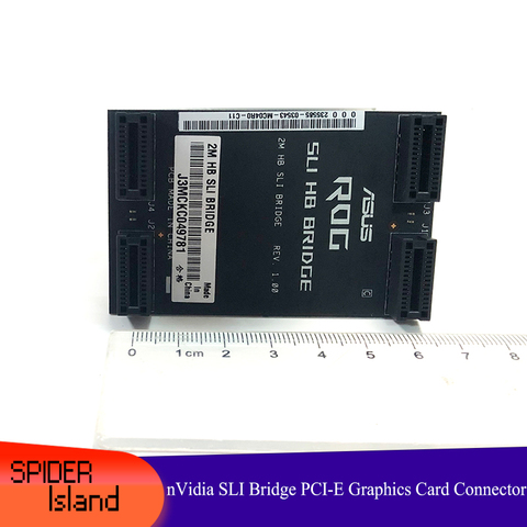 Produits certifiés d'origine carte nVidia SLI Bridge connecteur graphique PCI-E connexion pont pour carte vidéo 6CM ► Photo 1/6