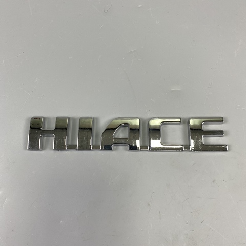 HIACE – autocollants latéraux ABS en plastique chromé, Badge de coffre arrière de voiture avec numéro/lettre, autocollants latéraux ► Photo 1/4