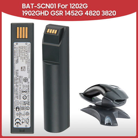 Batterie de remplacement d'origine 2400mAh BAT-SCN01 pour Honeywell 1202G 1902GHD GSR 1452G 4820 3820 BAT-SCN01 ► Photo 1/6